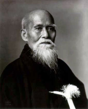 Portrait de Morihei Ueshiba